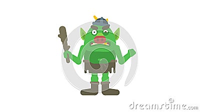 Club de participation de caractère de trolls et en colère. Arrière-plan transparent illustration stock Club de participation de caractère de trolls et en colère. Arrière-plan transparent illustration stock