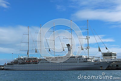 Club Med 2 cruise ship Editorial Stock Photo