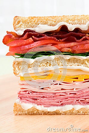 Club Sandwich Stock Photo