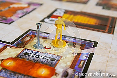 Cluedo is a classic murder mystery detective board game Editorial Stock Photo