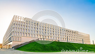 Cluj Napoca brand sports hall in central park in Transylvania re Editorial Stock Photo