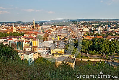 Cluj Napoca city in Romania Stock Photo