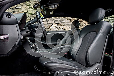 German beautiful coupe sport car with a great luxurious interior Editorial Stock Photo