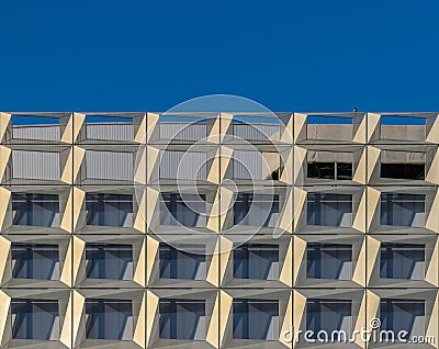 CLUJ-NAPOCA, ROMANIA - October 13, 2018: Polyvalent Hall pattern in Cluj-Napoca, Romania Editorial Stock Photo