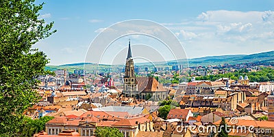 Cluj Napoca view Stock Photo