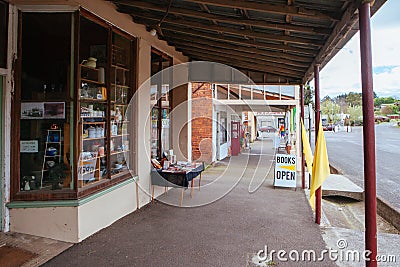 Clunes Township in Victoria Australia Editorial Stock Photo