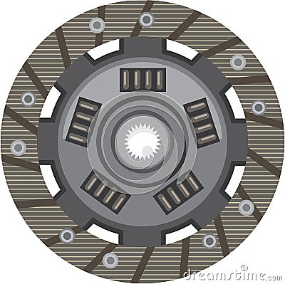 Clutch disc vector Vector Illustration