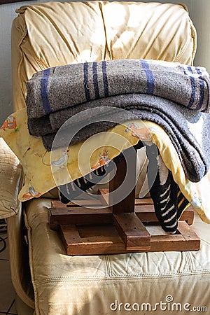 Clutter in the home Stock Photo