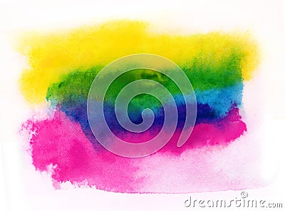 Cmky watercolor paint texture Stock Photo