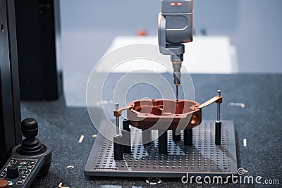 CMM Coordinate Measuring Dimension Machine Stock Photo