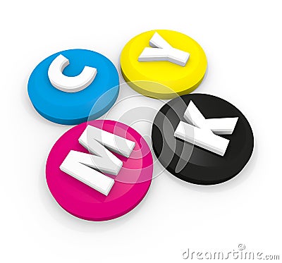 CMYK Stock Photo