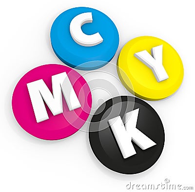 CMYK Stock Photo