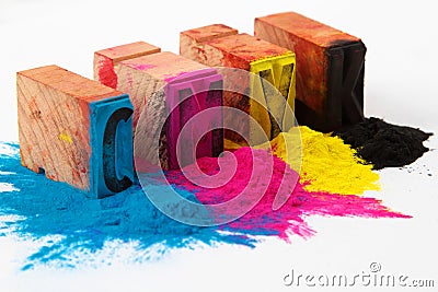 Cmyk Stock Photo