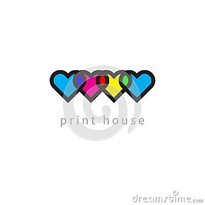 Cmyk and rgb color model Vector Illustration