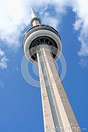 CN Tower in Toronto, Canada Editorial Stock Photo