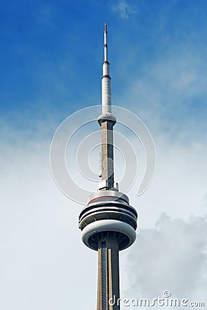 CN Tower in Toronto, Canada Editorial Stock Photo