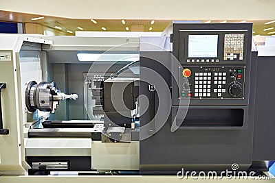 CNC lathe Stock Photo