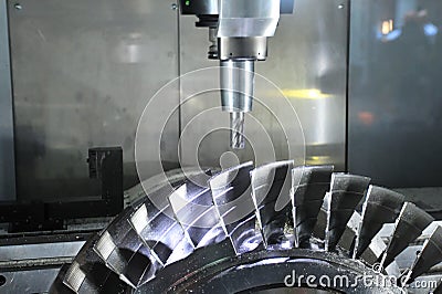 CNC-milling Stock Photo