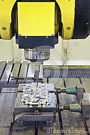 CNC milling cutter Stock Photo