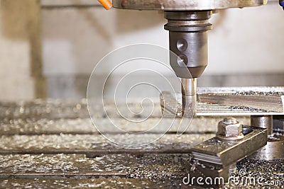 The CNC milling machine Stock Photo