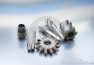 CNC milling machines Stock Photo