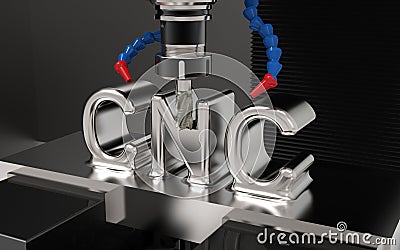 CNC milling Stock Photo