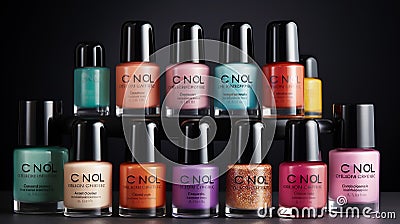 CND Nail polish Stock Photo
