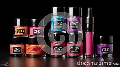 CND Nail polish Stock Photo