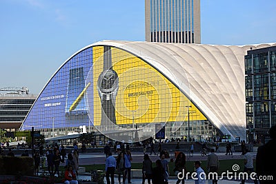 CNIT Building In La Defense District Paris France Editorial Stock Photo