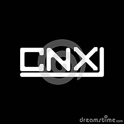 CNX letter logo creative design with vector graphic, CNX Vector Illustration