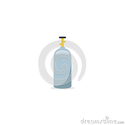 CO2 gas tank icon Vector Illustration