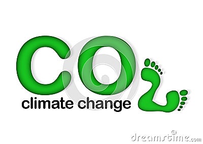 CO2 Climate Change Stock Photo