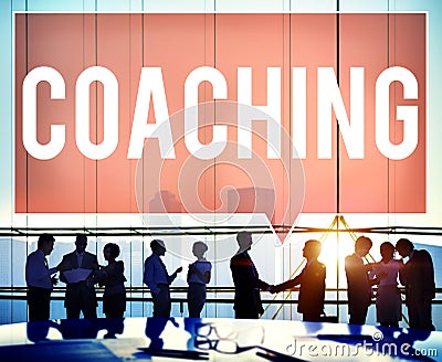 Coach Coaching Skills Teach Teaching Training Concept Stock Photo