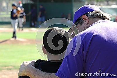 Coach Consoles Player Stock Photo