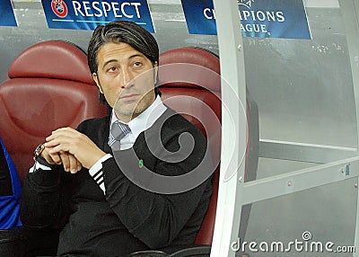 Coach Murat Yakin pictured before UEFA Champions League game Editorial Stock Photo