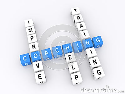 Coaching concept Stock Photo