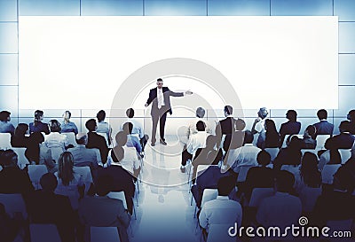 Coaching Mentoring Seminar Meeting Conference Business Concept Stock Photo