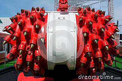 Coal bolter miner machine Stock Photo