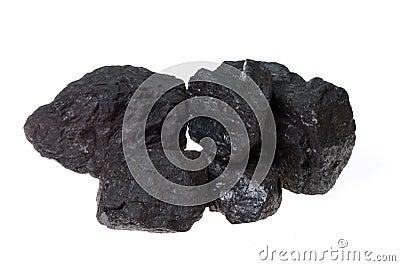 Coal, carbon nuggets Stock Photo