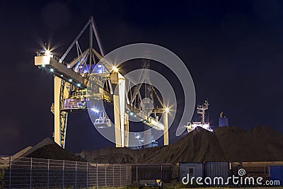 Coal Crane Stock Photo