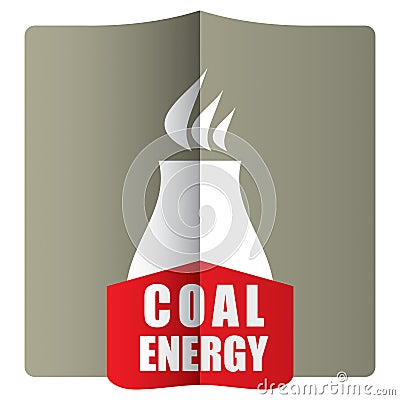 Coal energy concept Vector Illustration