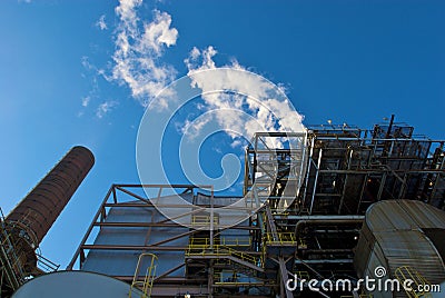 Coal fired power plant Stock Photo