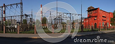 Coal Fired Power Plant Stock Photo