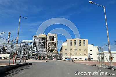 Coal Fired Power Plant Project. Building and facility construction. Editorial Stock Photo