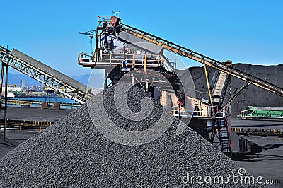 Coal industry Stock Photo