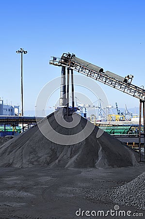 Coal industry Stock Photo