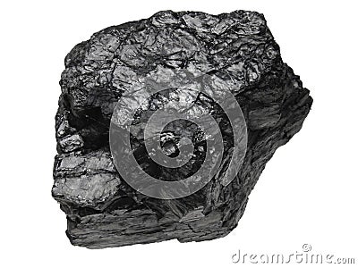 Coal Lump Stock Photo