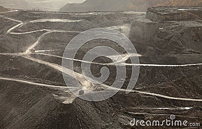 A coal mine, Appalachia, America Stock Photo