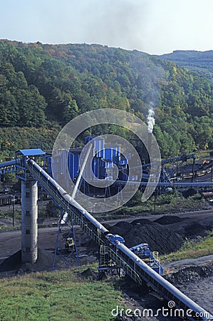 Coal mine, WV Stock Photo
