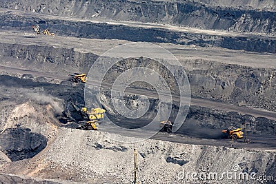 Coal mining Stock Photo